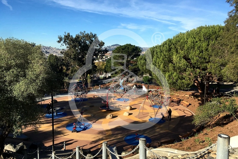 Outdoor parent-child space park equipment planning