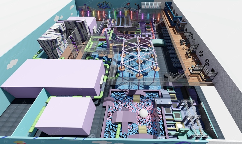 Large Trampoline Park