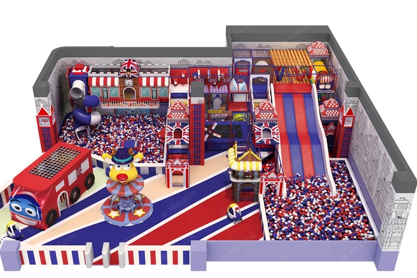 British-Themed Children's Playground Equipment