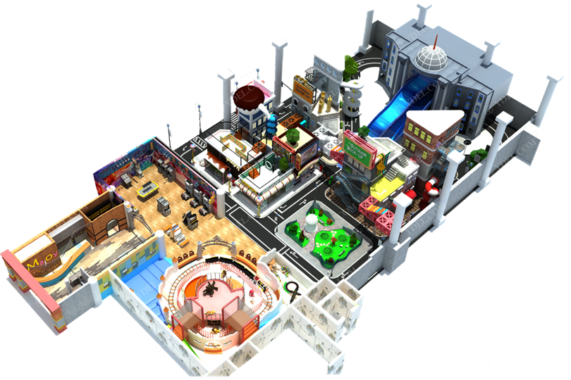 Fans your town indoor children naughty castle paradise
