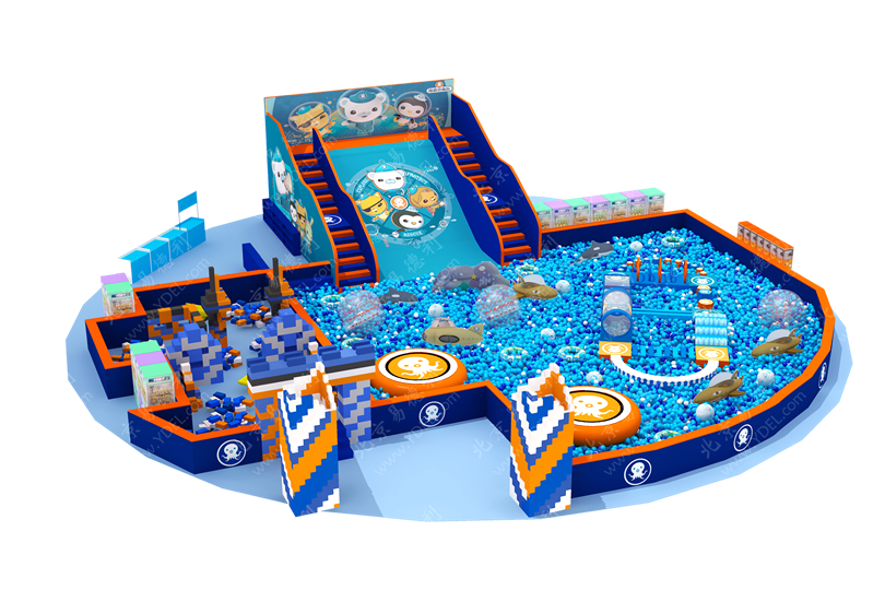 Cartoon ocean ball pool naughty castle equipment