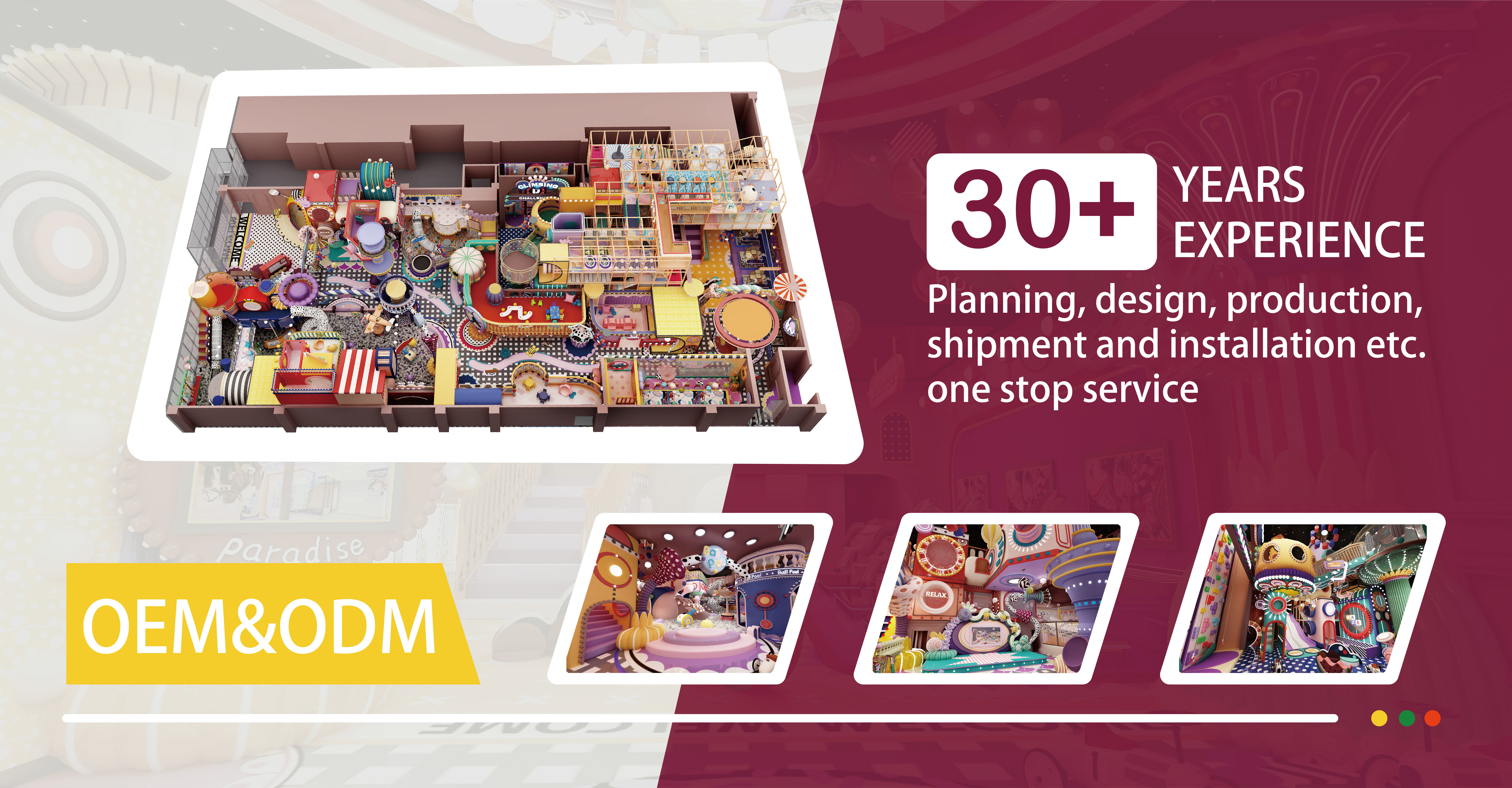 32+years non-powered amusement equipment one-stop certificated supplier in China