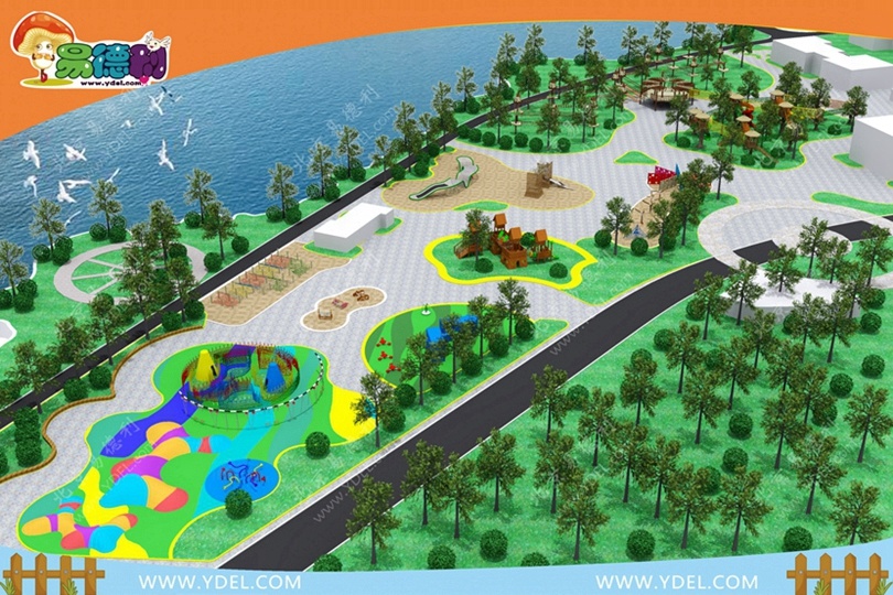 Cultural tourism town outdoor amusement equipment planning