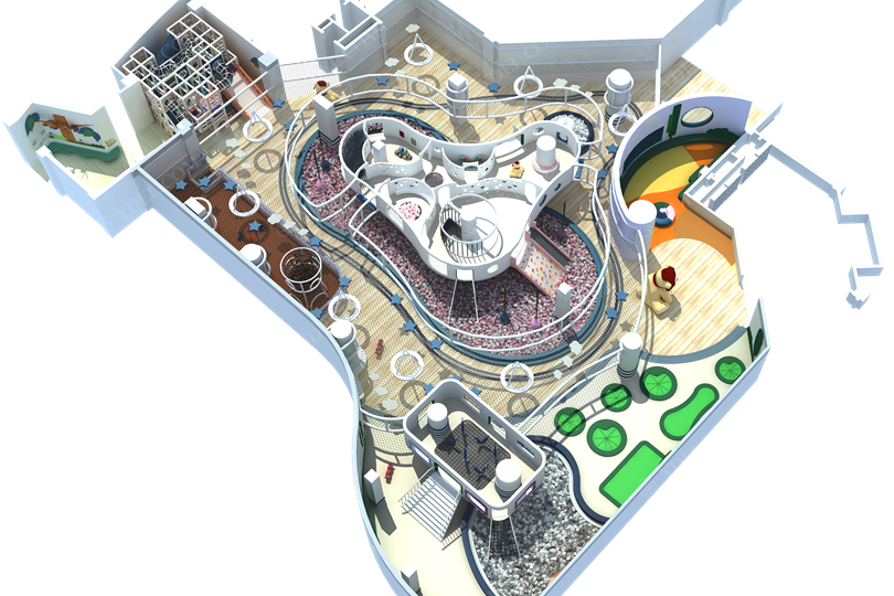 Parent-Child Interactive Playground Equipment