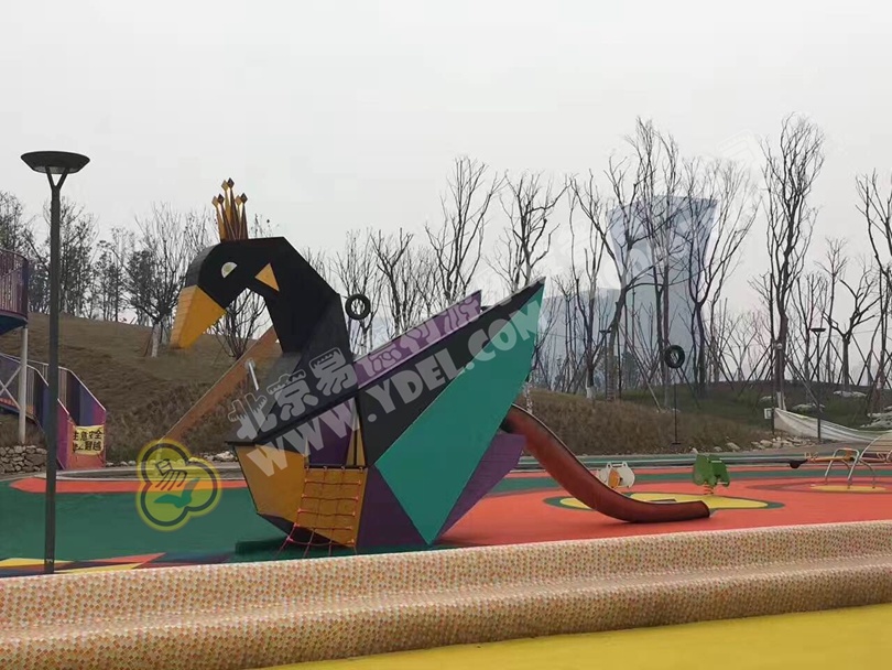 Outdoor children's playground custom rides