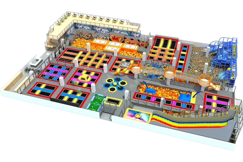 Multi-Functional Trampoline Theme Park