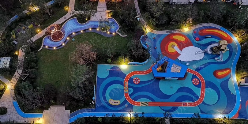 Community park children's playground