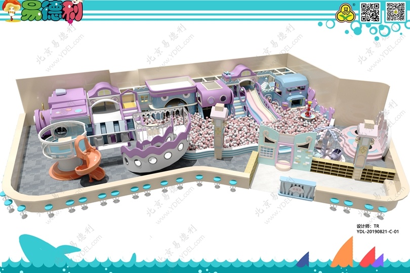Macaron Color Scheme Naughty Castle Equipment