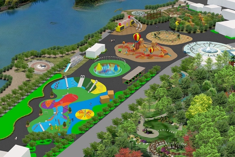 Scenic area amusement equipment overall planning