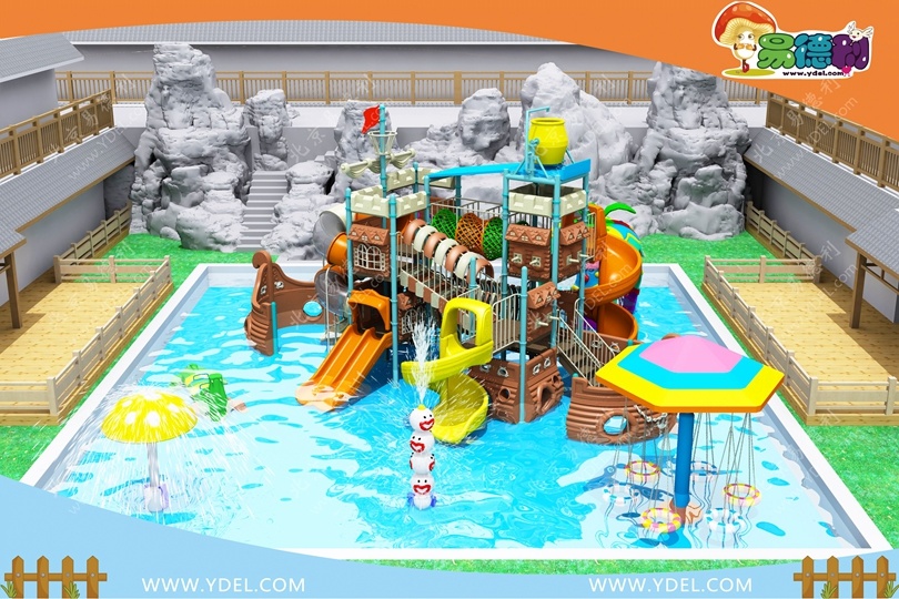 Small Outdoor Water Park Overall Design