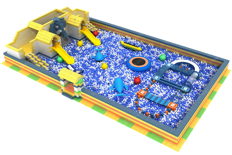 Kids ocean ball naughty castle equipment