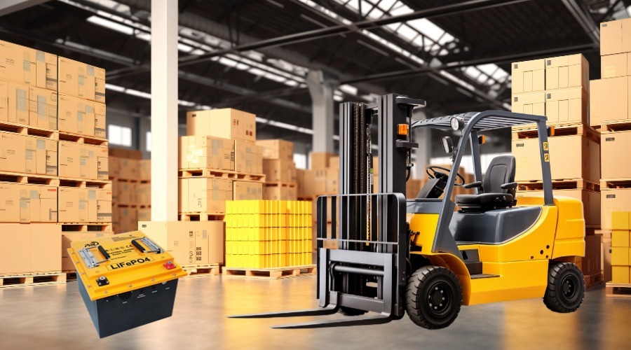 What are the reasons why forklift lithium batteries have a short range?