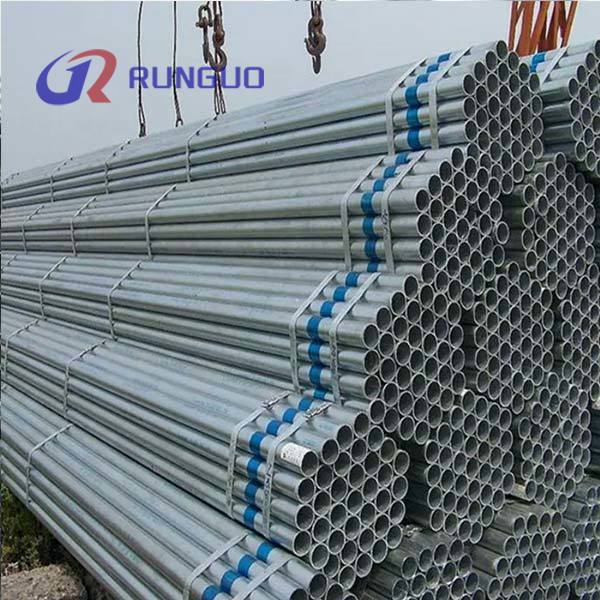 Galvanized seamless pipe