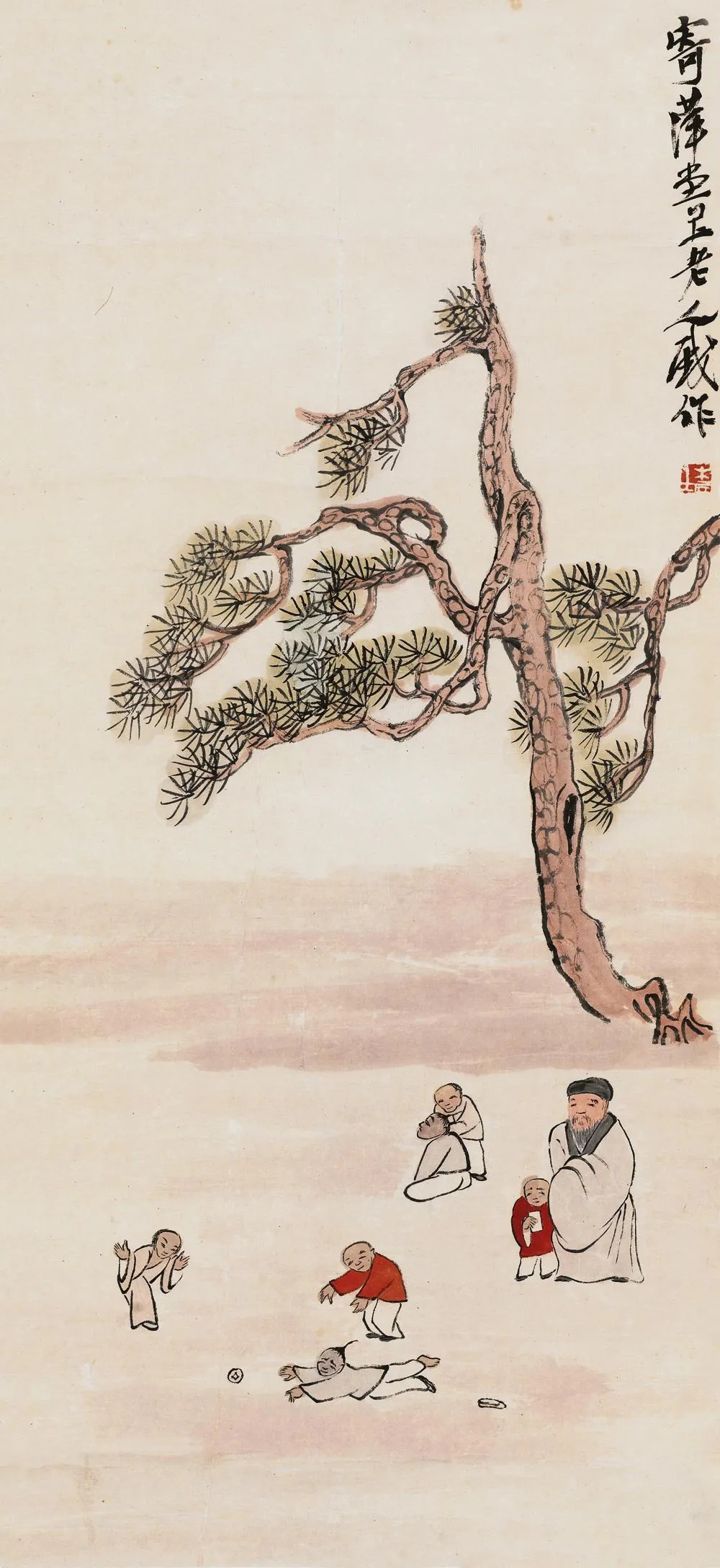齊白石  嬰戲圖