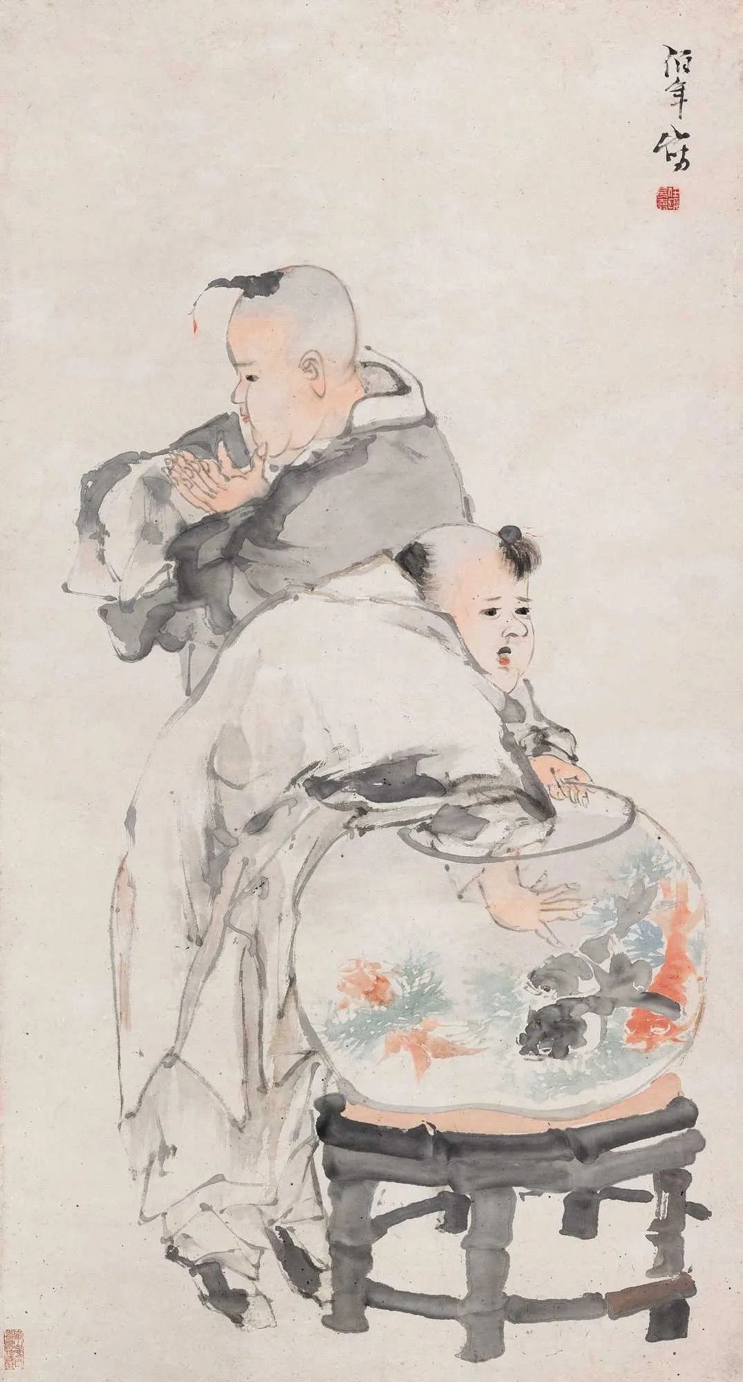 任頤  《嬰戲圖》
