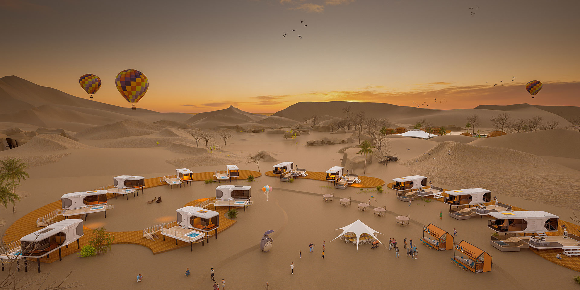 High-end prefabricated tourism and holiday house service provider