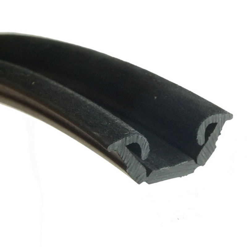 Velvet rubber sealing strip