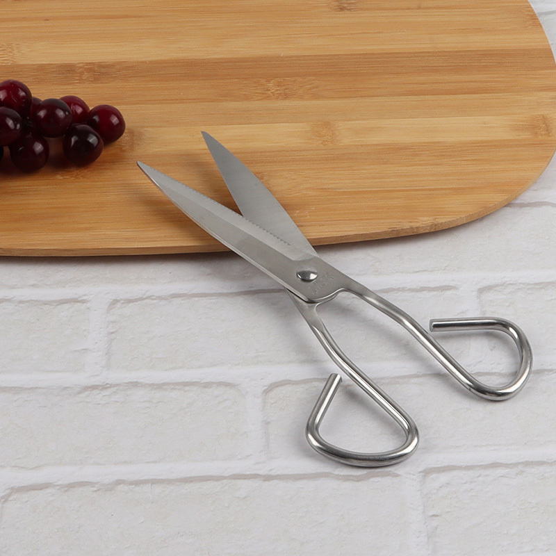 Online wholesale heavy duty carbons steel kitchen scissors for food