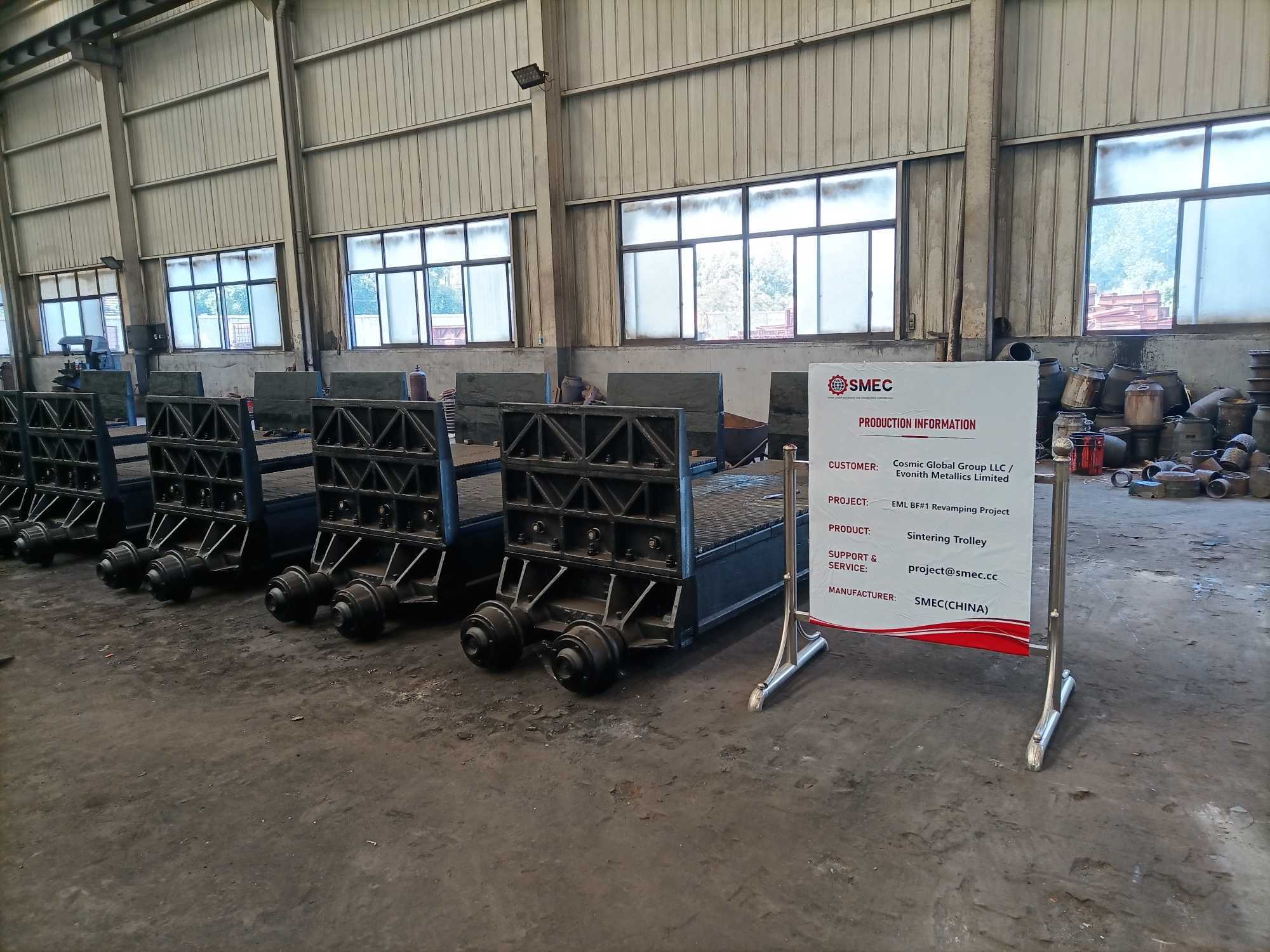 India EML sintering car