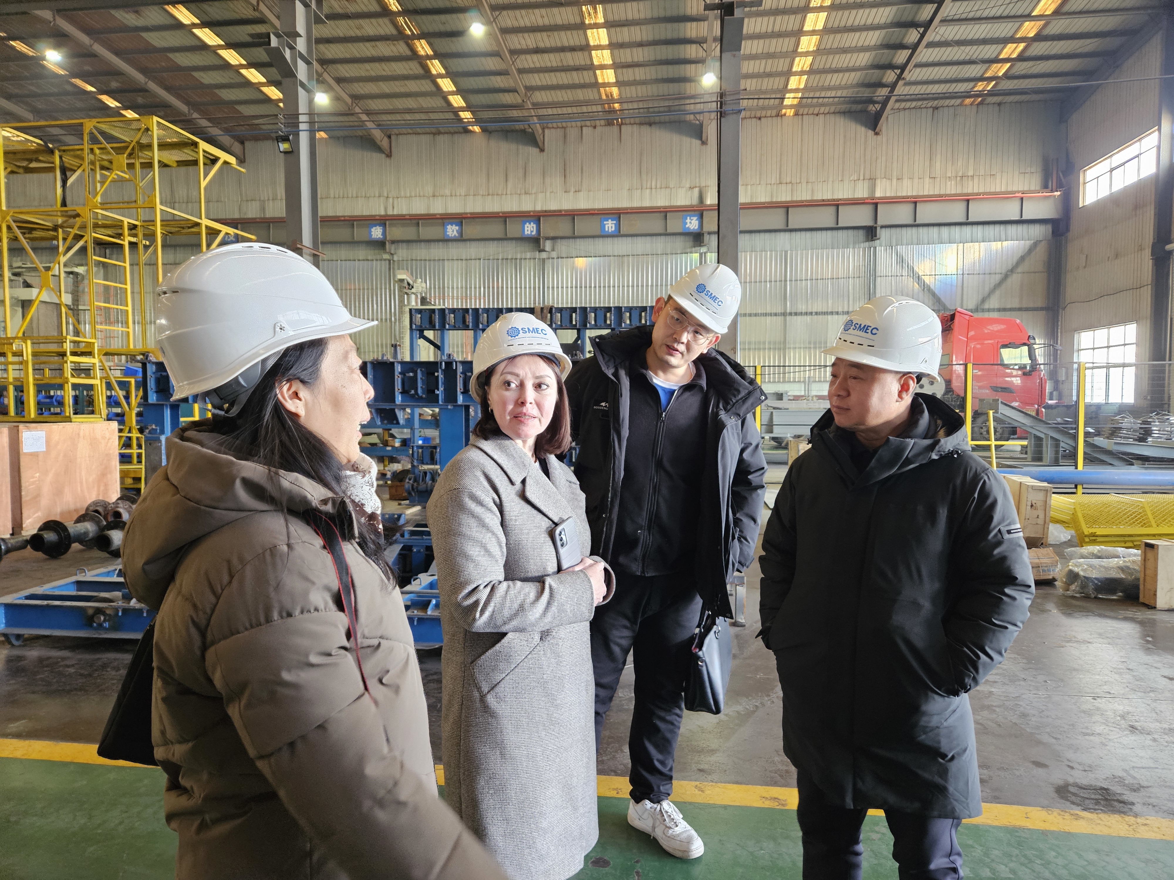 Severstal's clients visited SMEC in Russia to inspect product production.