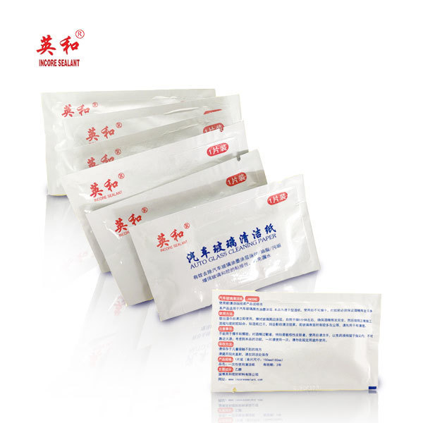 Windshield Auto Glass Adhesive Cleaning Paper for Glass Sealant Automotive