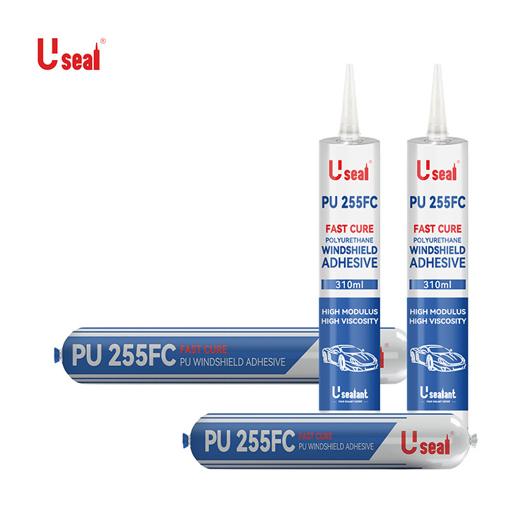 PU 255FC Chemical Resistant Mercedes Car Rubber Auto Glass Windscreen Bulk Gun Grade Crack Caulk Sealant Glue PU Adhesive Sealant Price