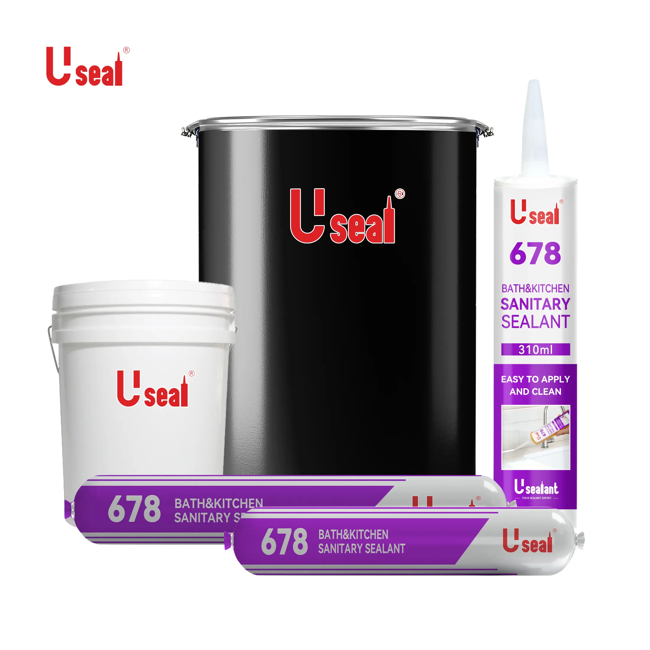 USEAL 678 Sanitary Bath & Kitchen Acrylic Sealant Fungicide Mold Growth