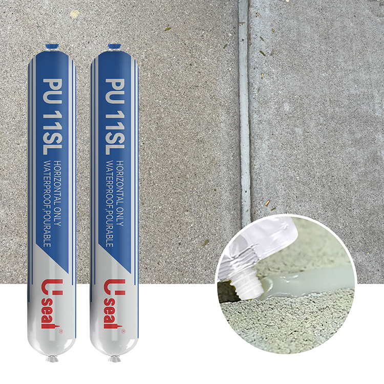 PU 11SL Self Leveling Lap Sealant Gray Polyurethane for Sealing Horizontal Expansion Joints in Concrete Cartridge
