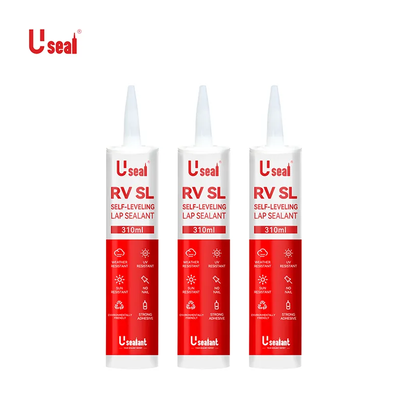 RV SL 500g Sellador de silicona auto nivelante, resistente a la intemperie, impermeable y antifugas
