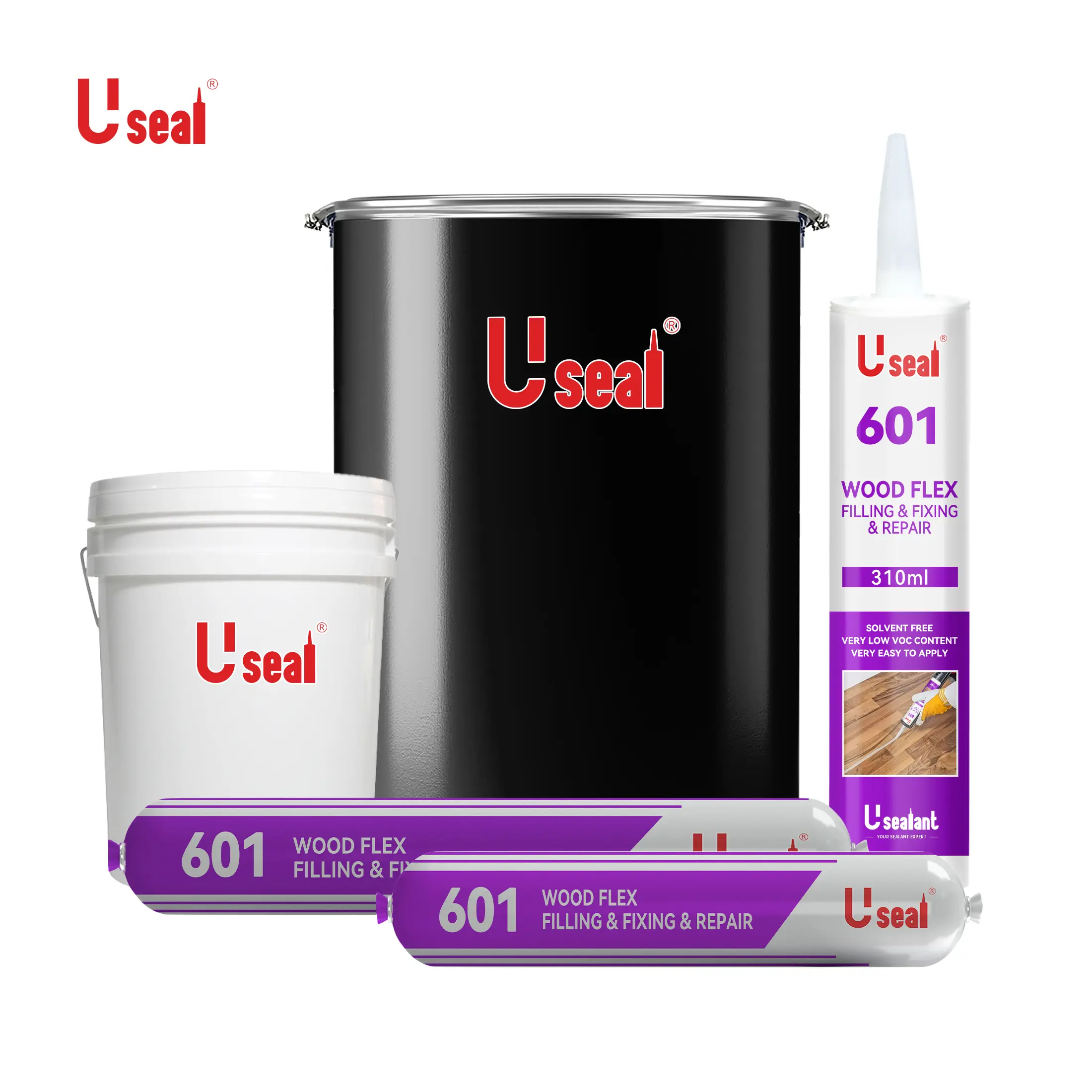 601 High Quality Flexible Wood Sealant for Sealing, Filling, Fixing and Repair