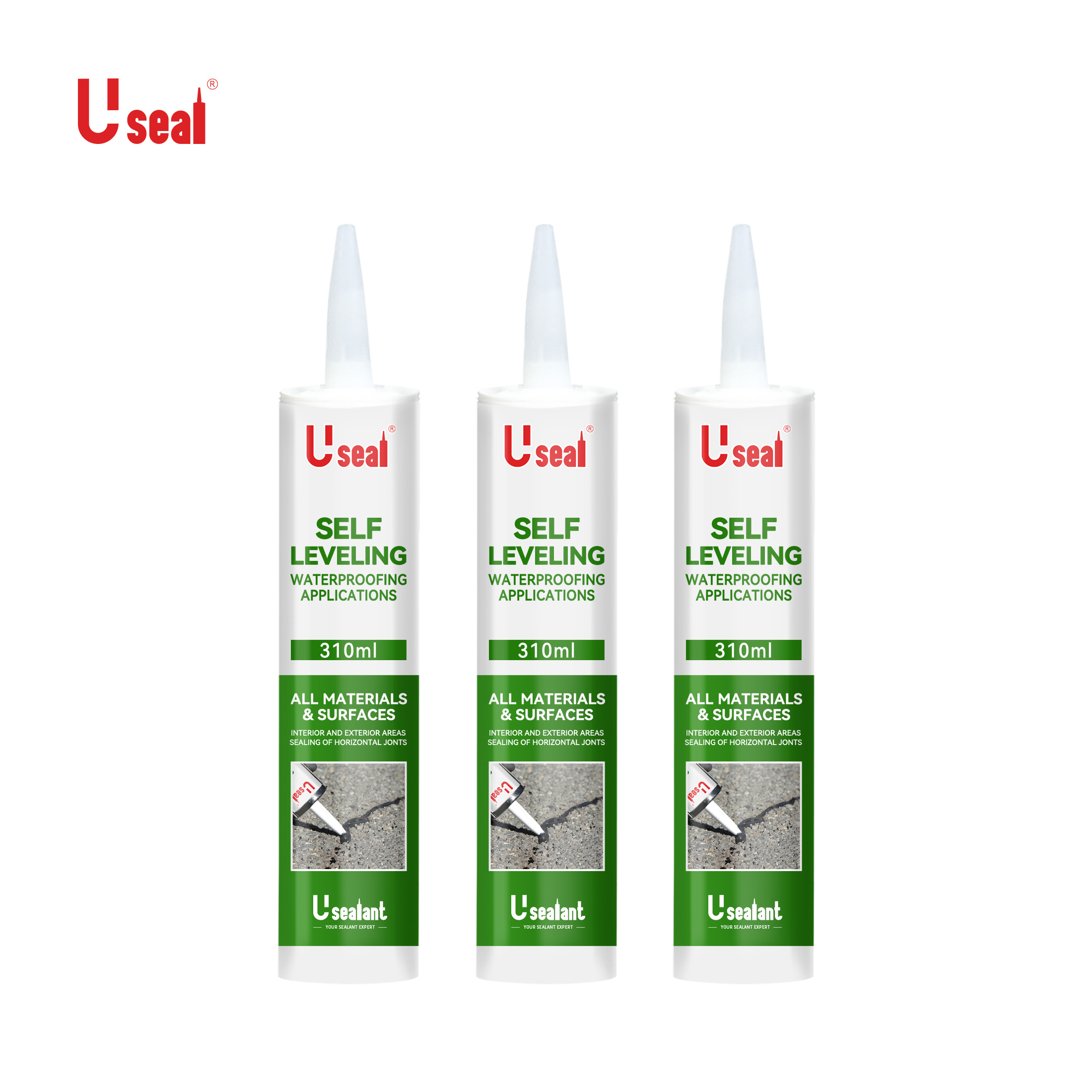 Waterproof Self Leveling Hybrid Sealant for Filling Cracks in Asphalt Driveways, Roadways, and Pavements