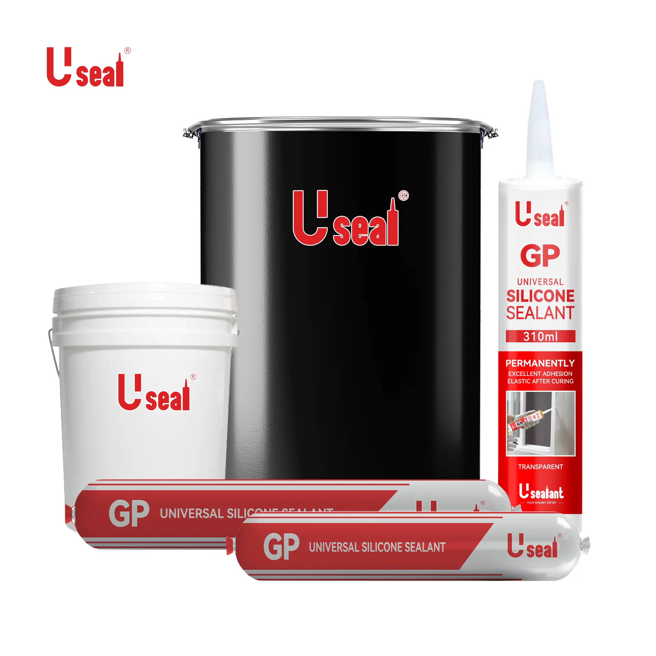 GP One Component General Purpose Fast Cured Acidic Silicone Sealant Manufacturer No Odor White Caulk Home