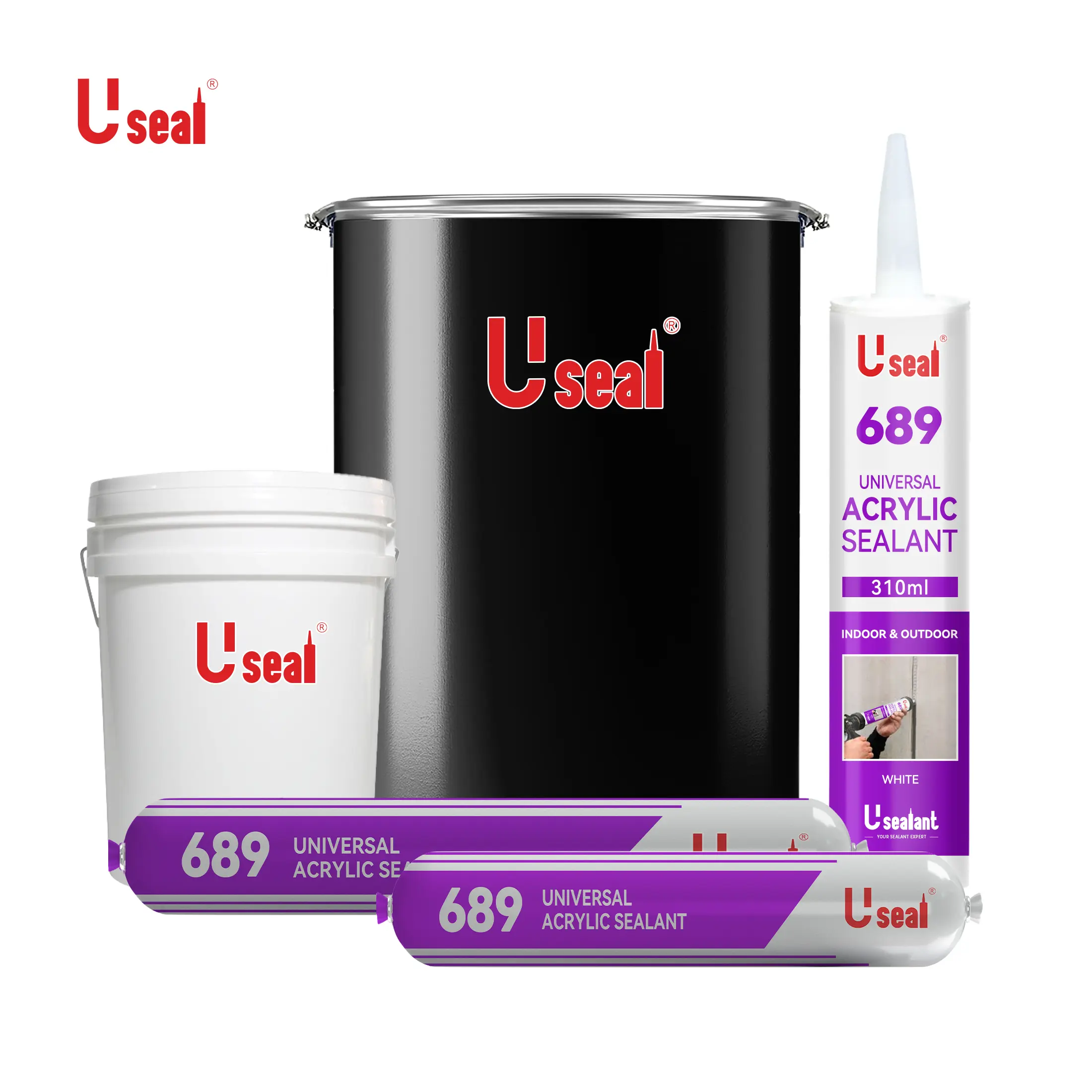689 Multi-Purpose Water-Based Universal Acrylic Sealant for Filling Cracks and Joints