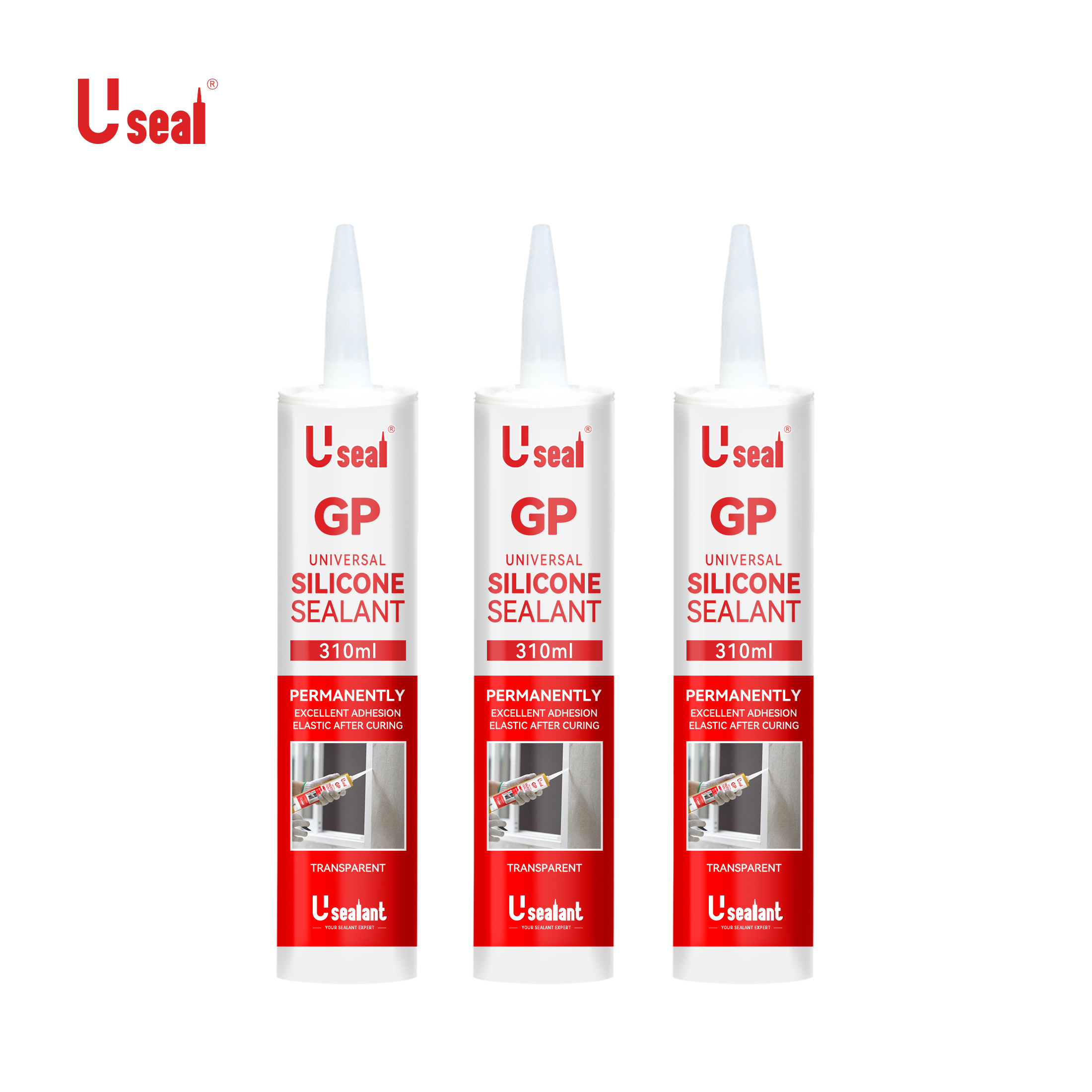 GP One Component General Purpose Fast Cured Acidic Silicone Sealant Manufacturer No Odor White Caulk Home