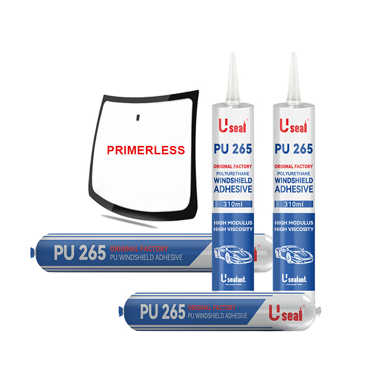PU 265 Original Automobile Polyurethane Windshield Sealant for Whole Vehicle Manufacture Bus Marine Bonding and Sealing