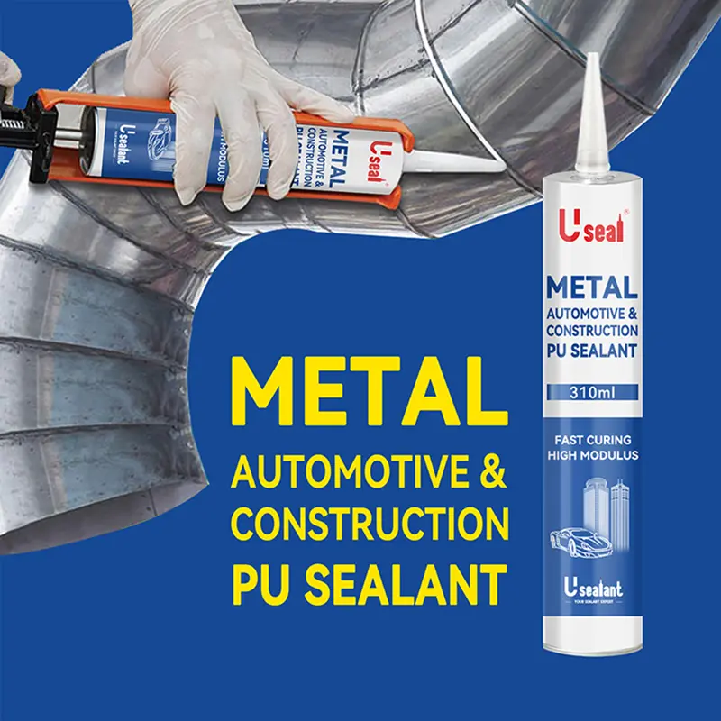 PU Metal Sealant Automotive Construction High-modulus Excellent Adhesion to Sheet Iron, Aluminum, Stainless Steel