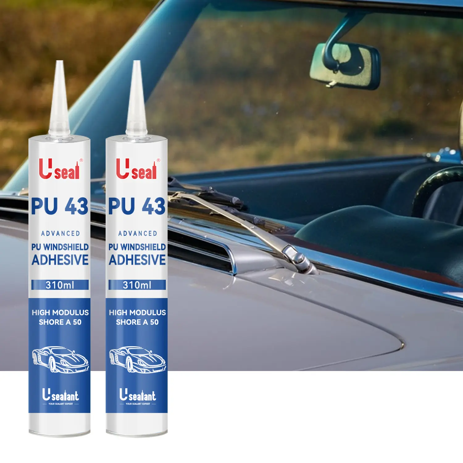 PU 43 Advanced Windshield PU Sealant Wholesale Price Car Windshield Glue Polyurethane Seal