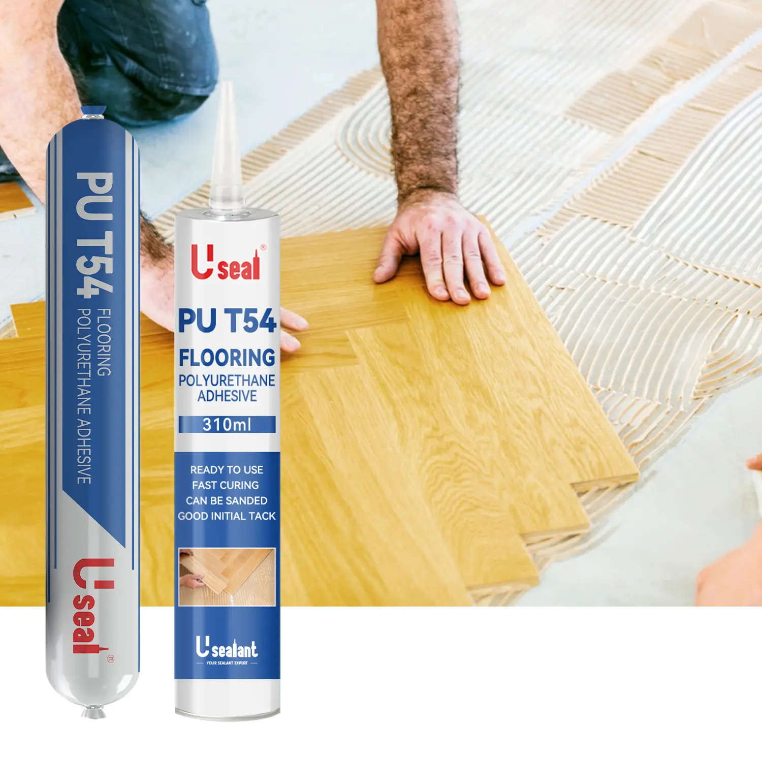 PU T54 Flooring Polyurethane Sealant One Component Adhesive Sealant 600ml Construction Sealant