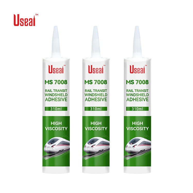 MS 7008 Rail Transit High Viscosity Competitive Price CE Quick Drying PU 600ml Bulk MS Polymer Windscreen Adhesive Sealants Manufactures