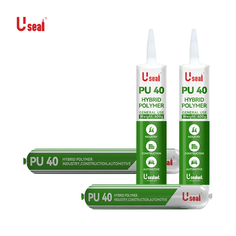 MS PU40 Woodworking Skirting Board Tile 600ml Pu40 Hybrid Polymer Pro Base White Polyurethane PU 55 PU 40 Construction Sealant Adhesive