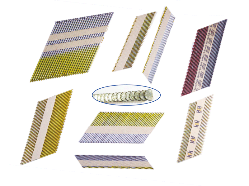 34° D Head Paper Strip Nails