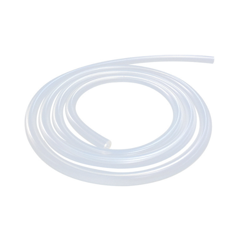 Thin-walled retractable medical oxygen hose reel with good flexibility medical safety silicone hose.