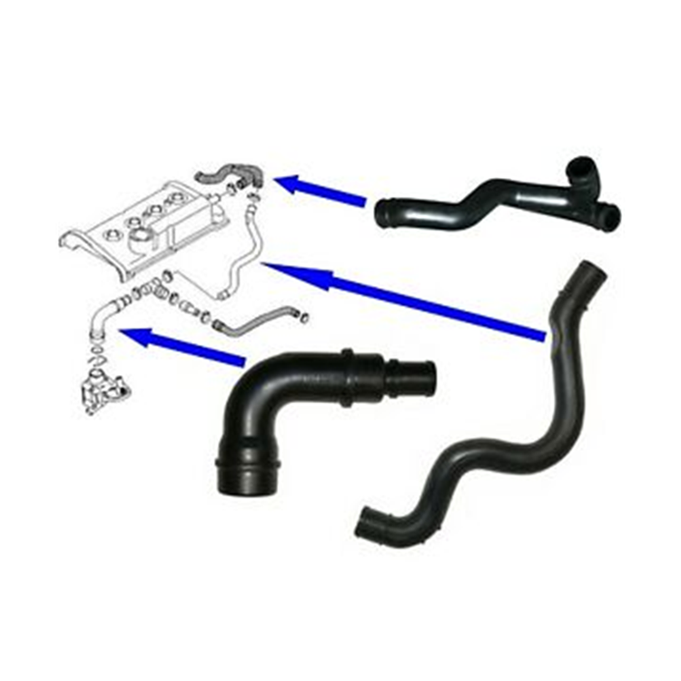 For Audi OE NO. 811 121 051 E radiator coolant radiator coolant silicone radiator repair hose.