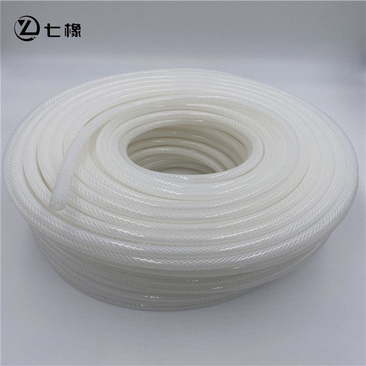 High-quality food-grade braided reinforced silicone hose safety assurance silicone hose customization