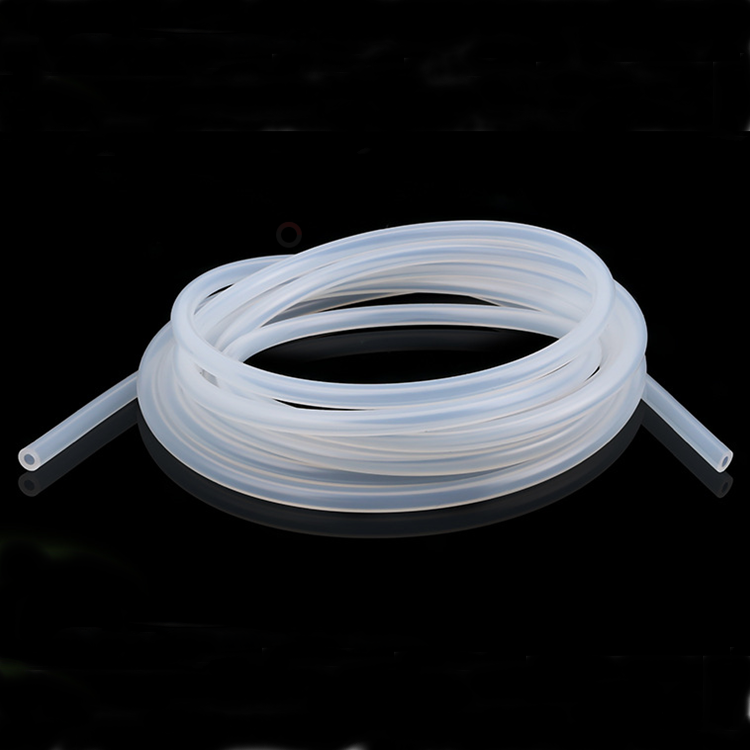 High transparency perfect medical-grade silicone rubber hose for weak acid and alkali extrusion.