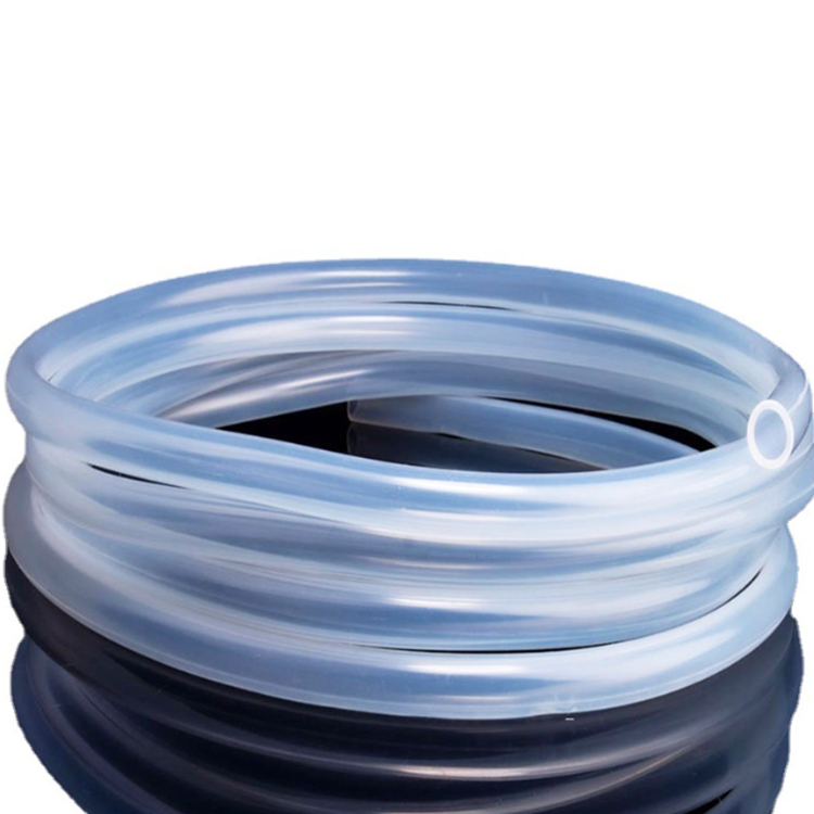 High transparency perfect medical-grade silicone rubber hose for weak acid and alkali extrusion.