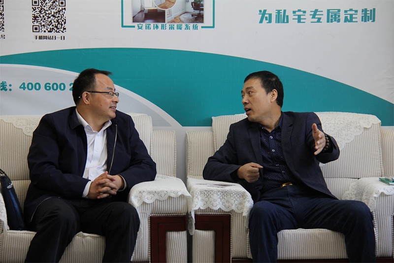 华安证券总裁杨爱民一行赴安诺集团考察