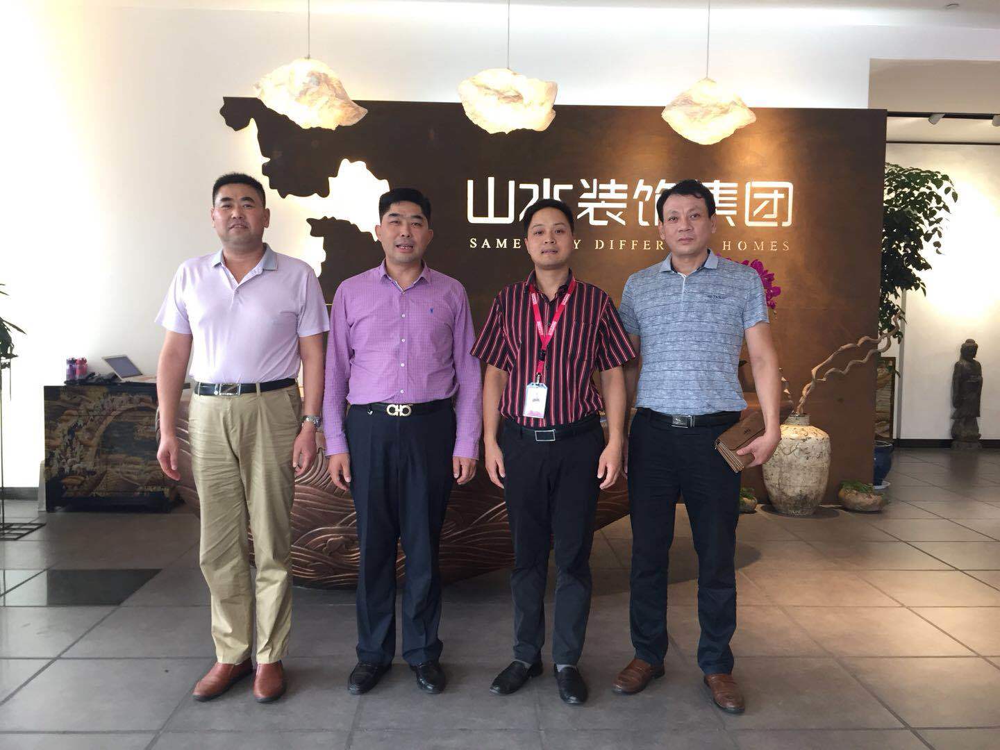 合肥安诺环暖科技有限公司赴山水装饰集团考察