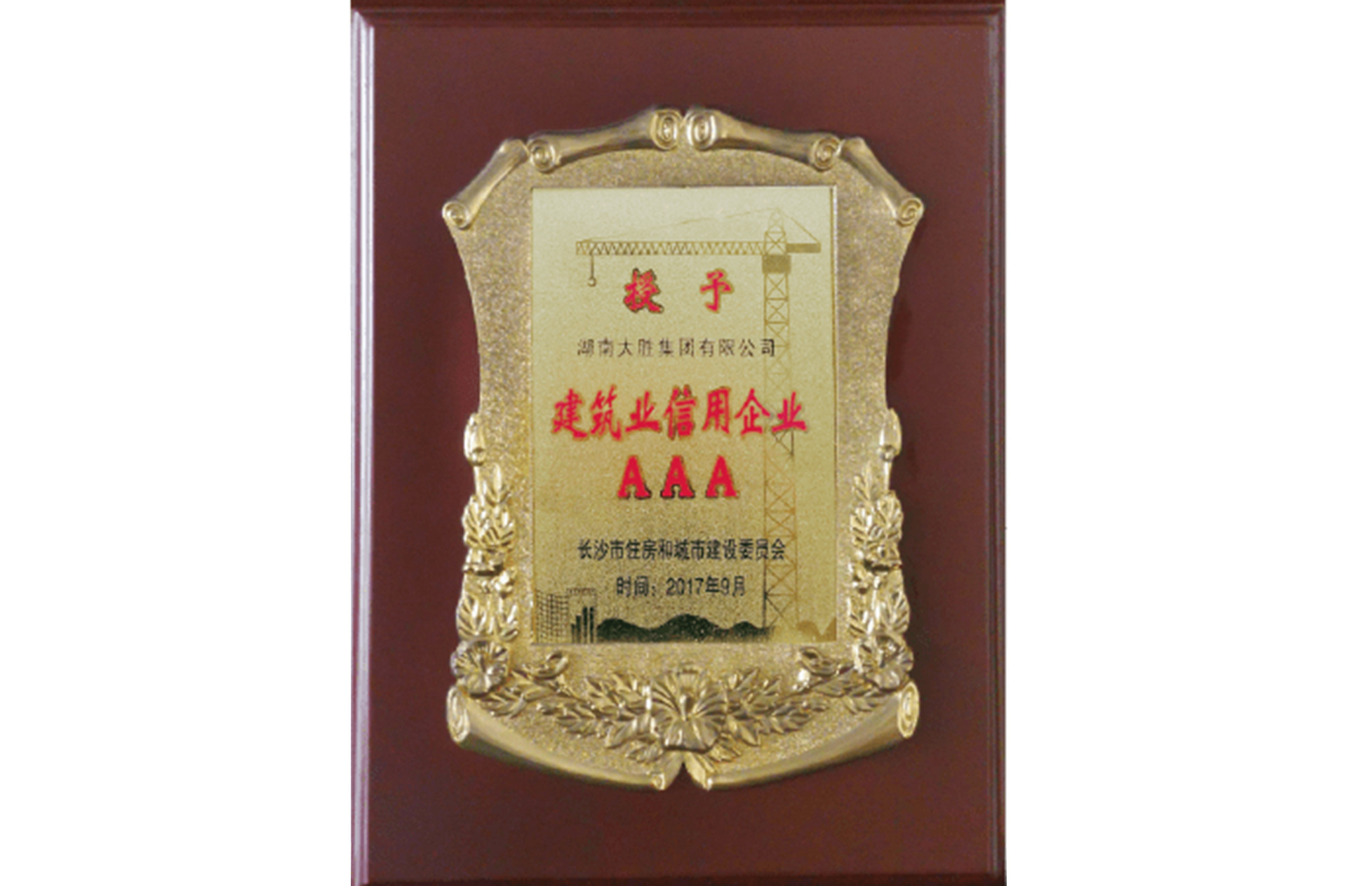 3A級建筑業(yè)信用企業(yè)