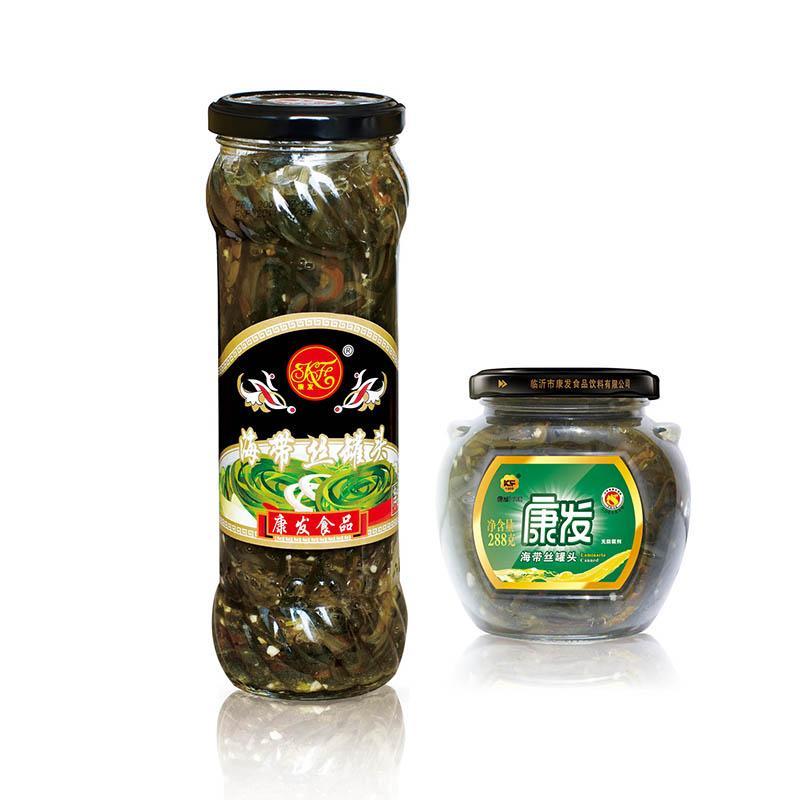 Canned kelp shreds
